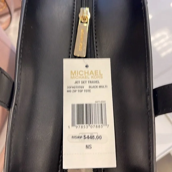 Michael Kors Jet Set Medium Two-Tone Logo Tote Shoulder Bag
BLACK COMBO
NWT - Picture 14 of 16